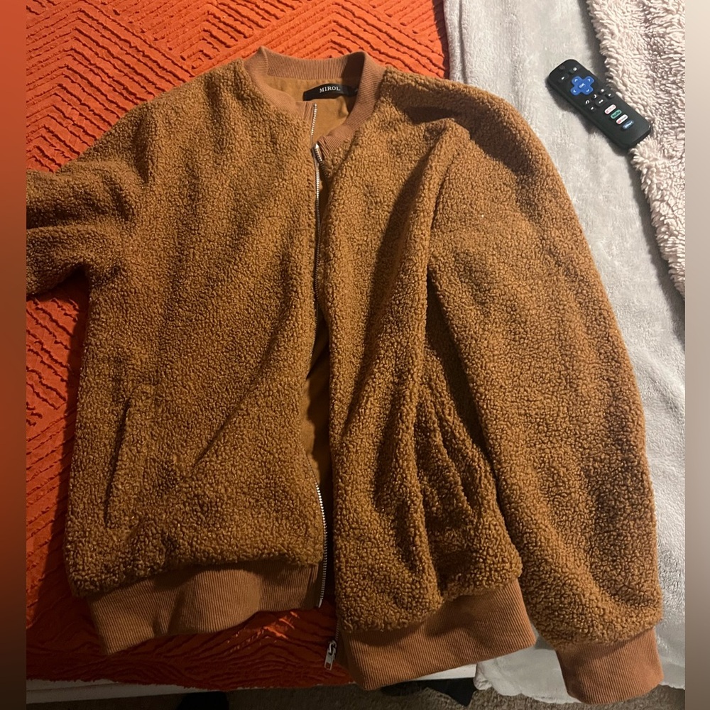 Teddy Spring/Fall Jacket Size Large - image 1